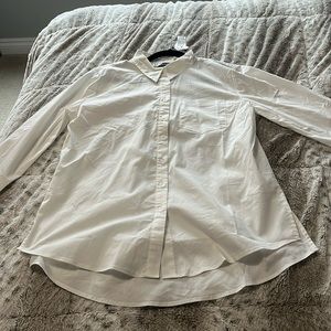 White New York and Company button down blouse